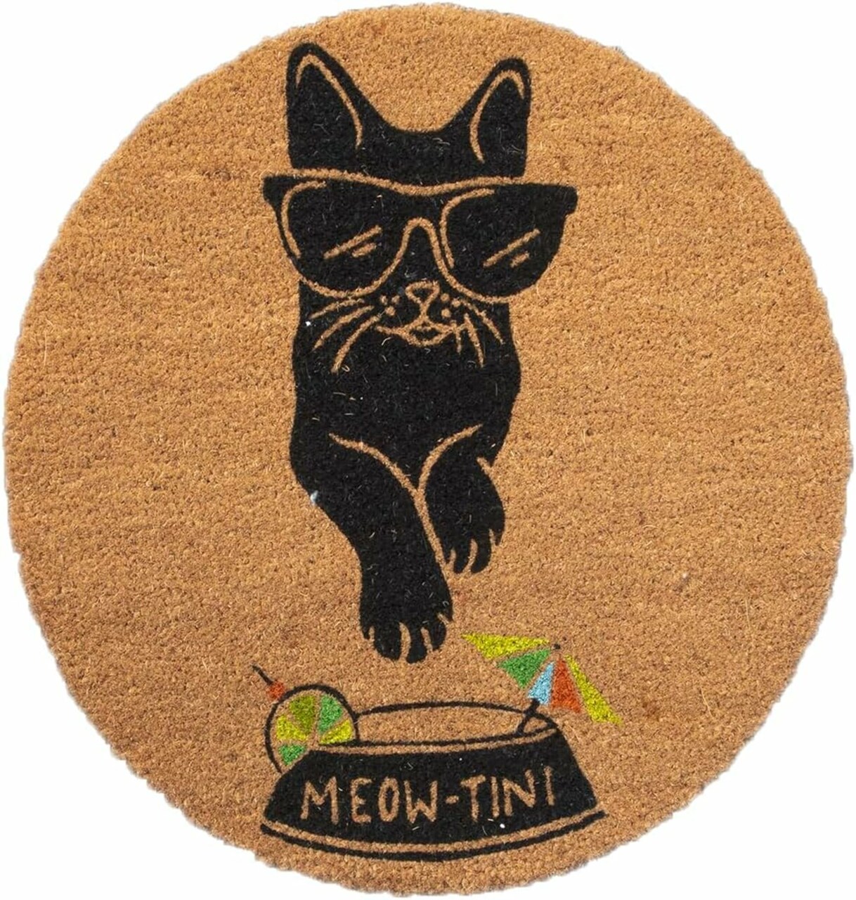 4 Cats & Dogs: Round Core Refill for 24 x 24" Convertible Entrance Mat, Meowtini